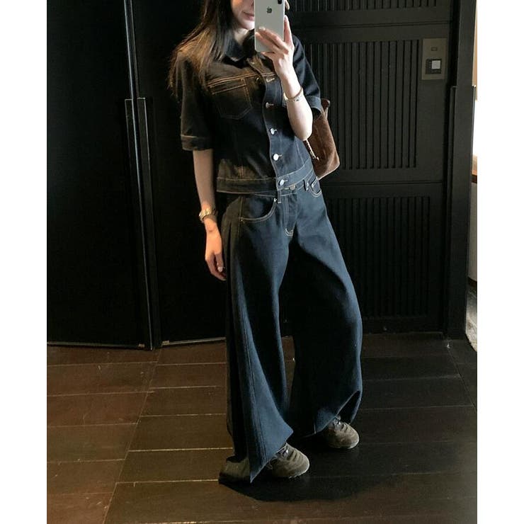 ブラック | デニム セットアップ | Bifrost