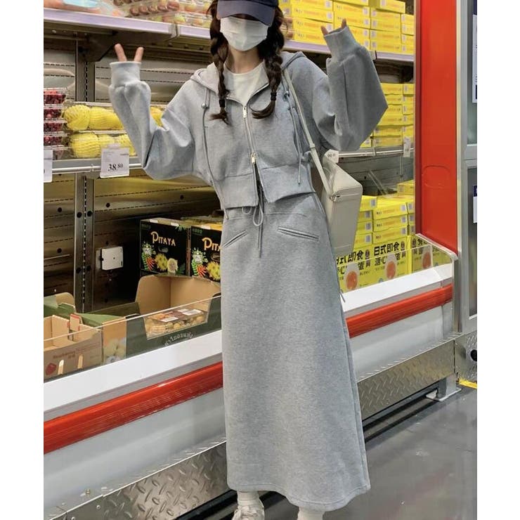 パーカー スカート セットアップ | Bifrost | 詳細画像3 