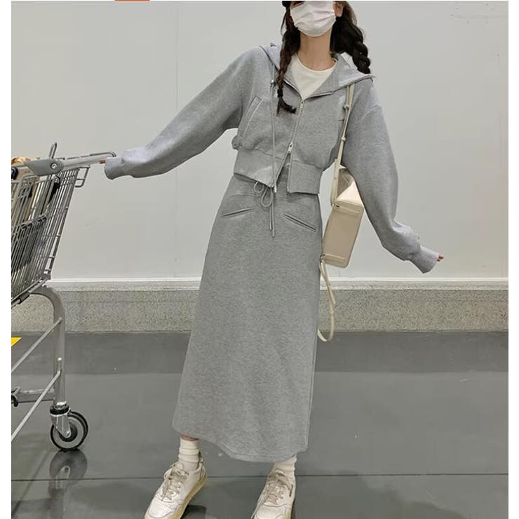 パーカー スカート セットアップ | Bifrost | 詳細画像8 