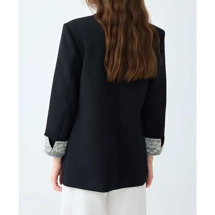 レースカフス ダブルブレスト テーラードジャケット | Bifrost | 詳細画像5 