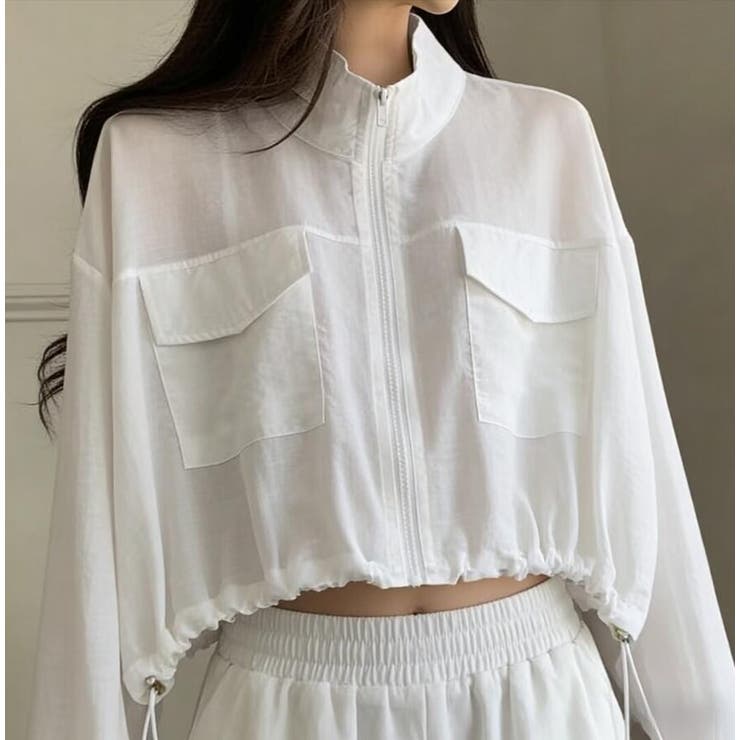 ショート丈 シアーブルゾン | Bifrost | 詳細画像2 