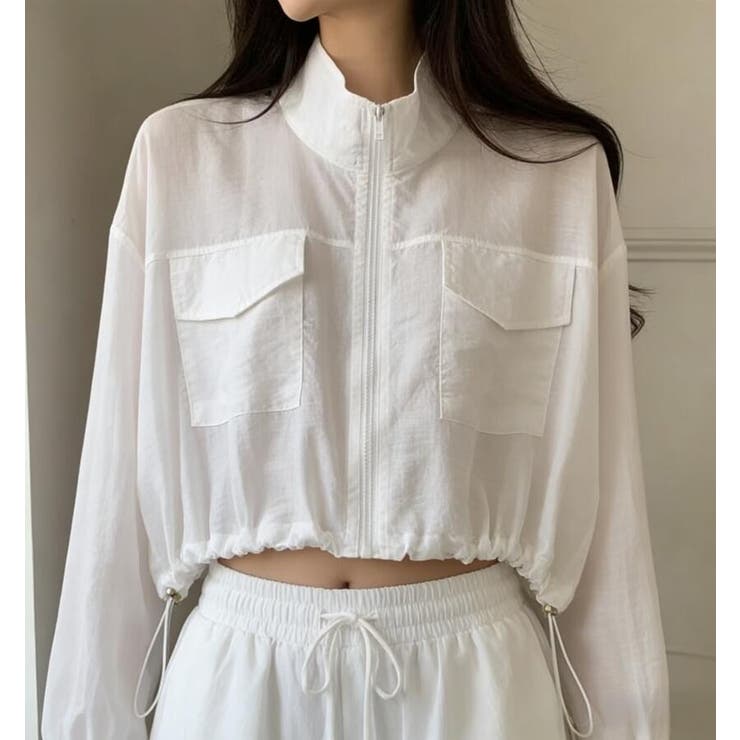 ショート丈 シアーブルゾン | Bifrost | 詳細画像9 