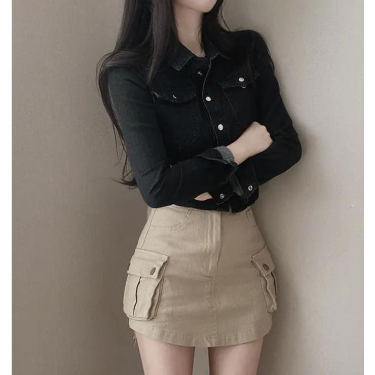 ブラック | シャツ【韓国ファッション】 | Bifrost