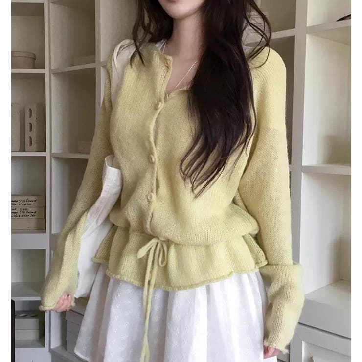 イエロー | ニット・セーター【韓国ファッション】 | Bifrost