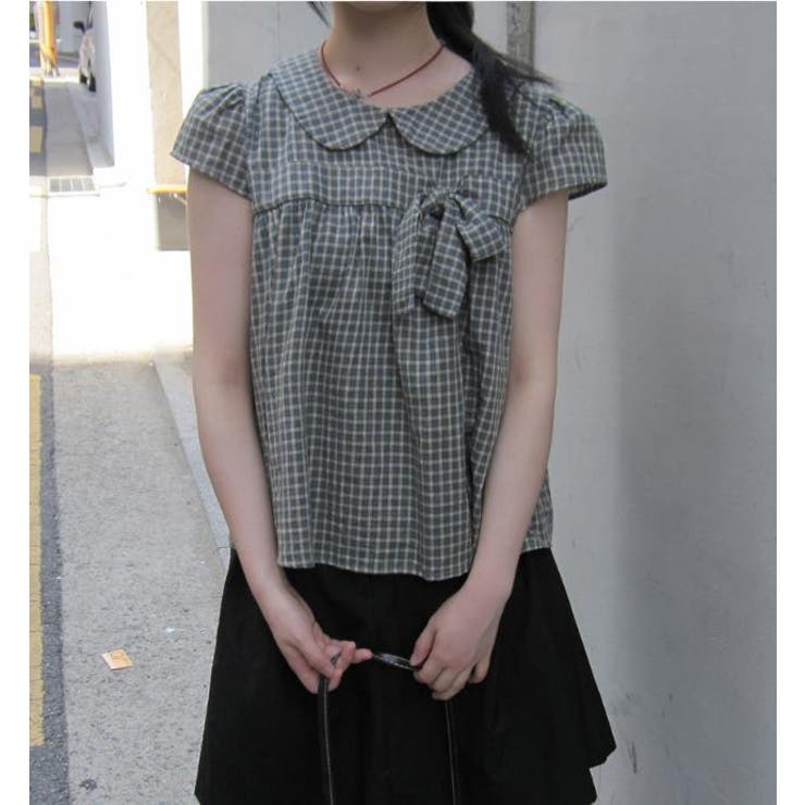 グリーン | ブラウス【韓国ファッション】 | Bifrost