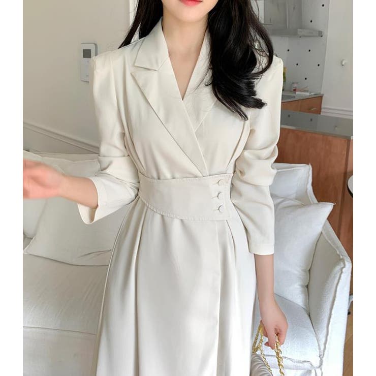 アイボリー | ワンピース【韓国ファッション】 | Bifrost