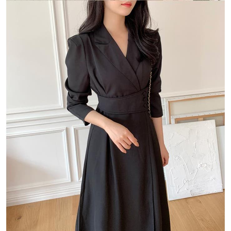 ブラック | ワンピース【韓国ファッション】 | Bifrost