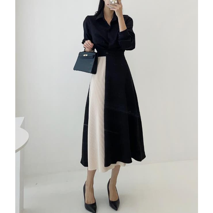 ブラック | ワンピース【韓国ファッション】 | Bifrost