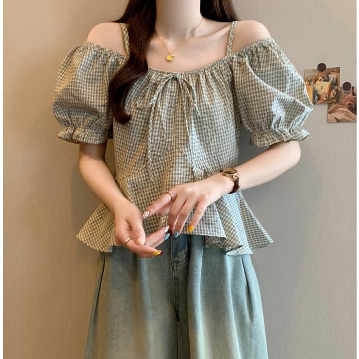 ベージュ | ブラウス【韓国ファッション】 | Bifrost