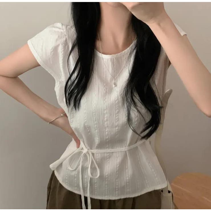 ホワイト | ブラウス【韓国ファッション】 | Bifrost