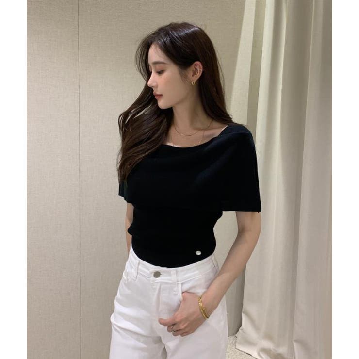 ブラック | Ｔシャツ【韓国ファッション】 | Bifrost