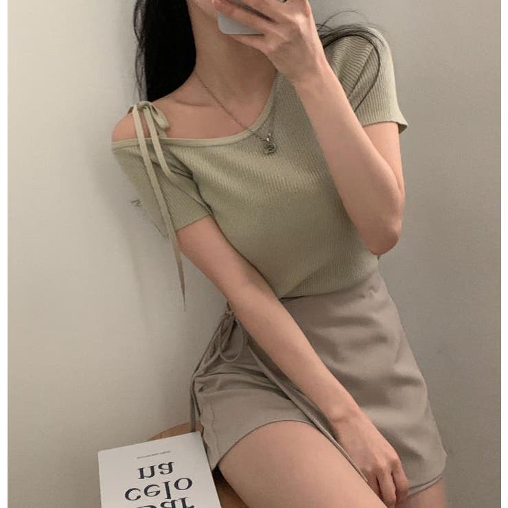 グリーン | Ｔシャツ【韓国ファッション】 | Bifrost