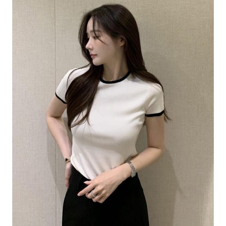 ホワイト | Ｔシャツ【韓国ファッション】 | Bifrost