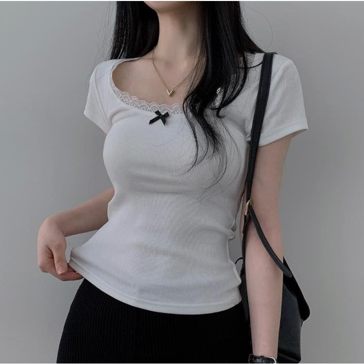 ホワイト | Ｔシャツ【韓国ファッション】 | Bifrost