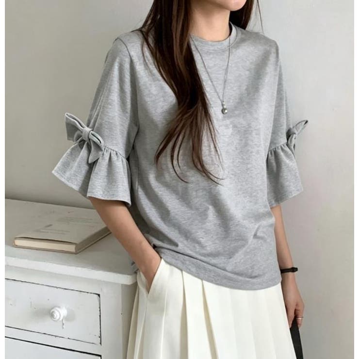 グレー | Ｔシャツ【韓国ファッション】 | Bifrost