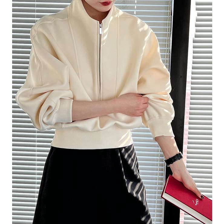 ハーフファスナー スタンドカラー オーバーサイズスウェット | Bifrost | 詳細画像12 