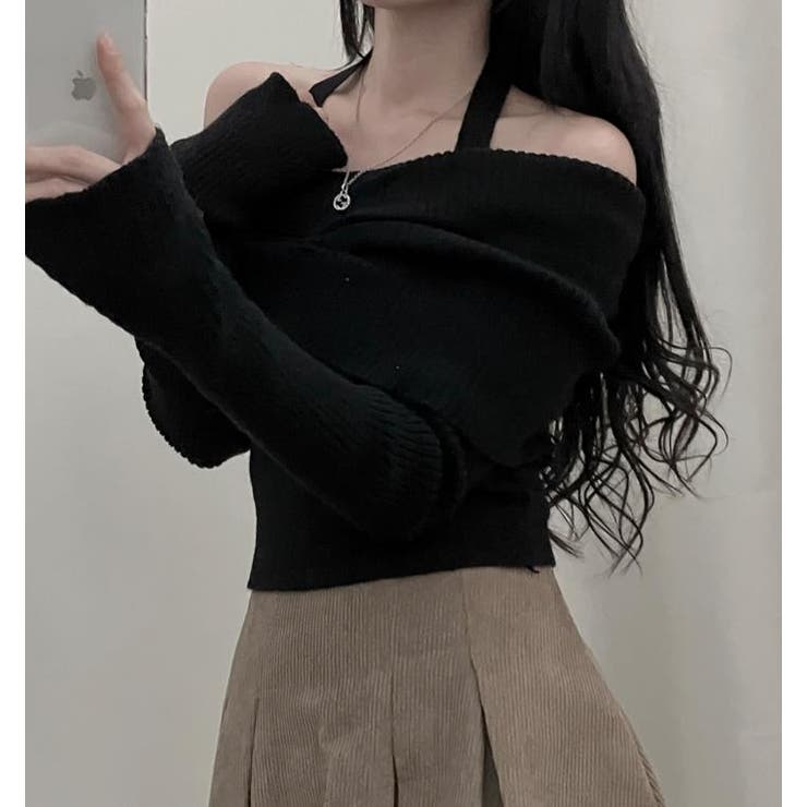 ブラック | ニット・セーター【韓国ファッション | Bifrost