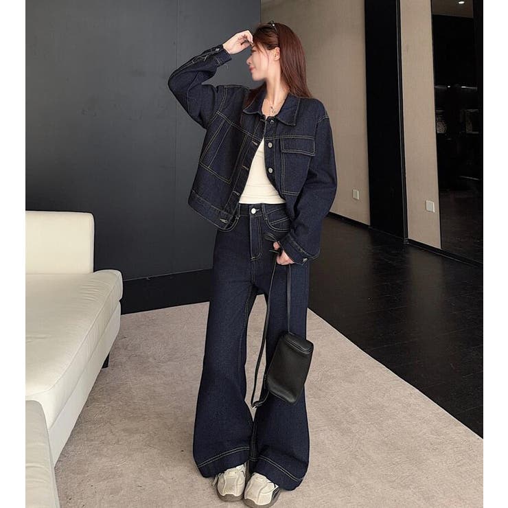 ポットです。岡山デニム ピンタックショート丈ジャケット 楽天市場