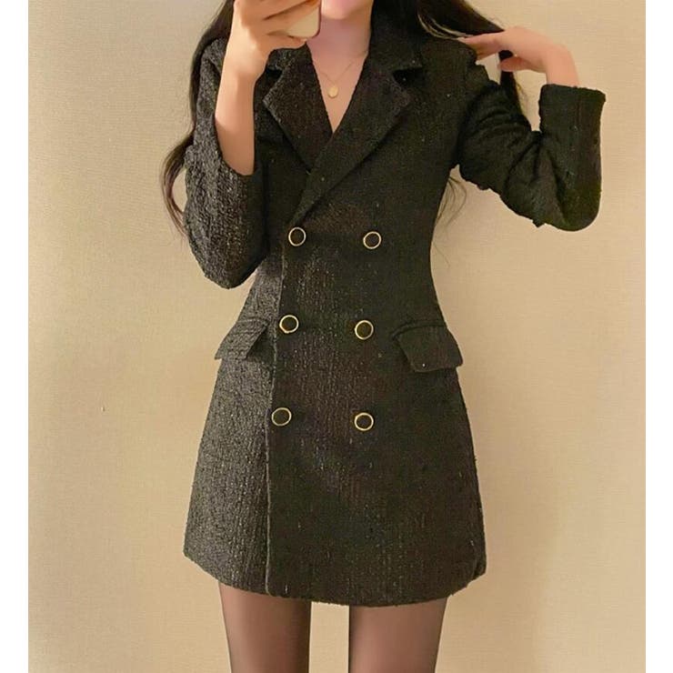 ダブルブレストのブレザーワンピース | Bifrost | 詳細画像2 