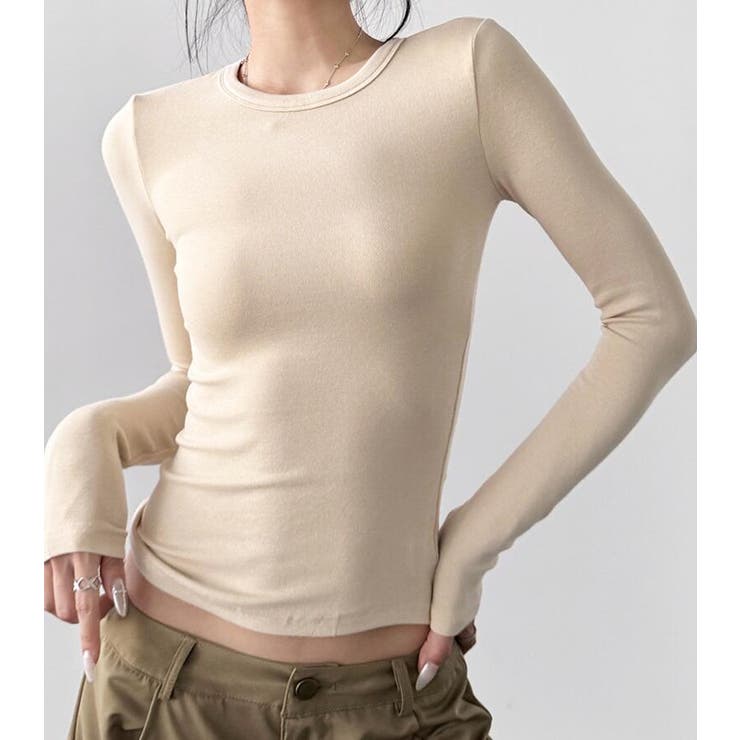 PLEATSPLEASE　ベージュ転写プリント　ボトルネックトップス PLEATSPLEASE ベージュ転写プリント ボトルネックトップス 楽天