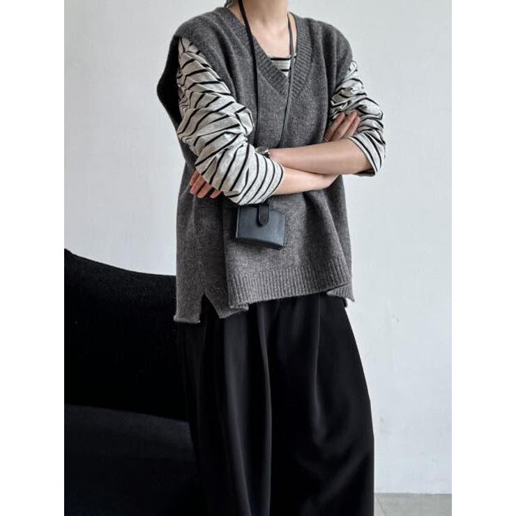 グレー | ノースリーブ【韓国ファッション】 | Bifrost