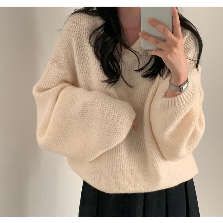 ベージュ | ニット・セーター【韓国ファッション】 | Bifrost