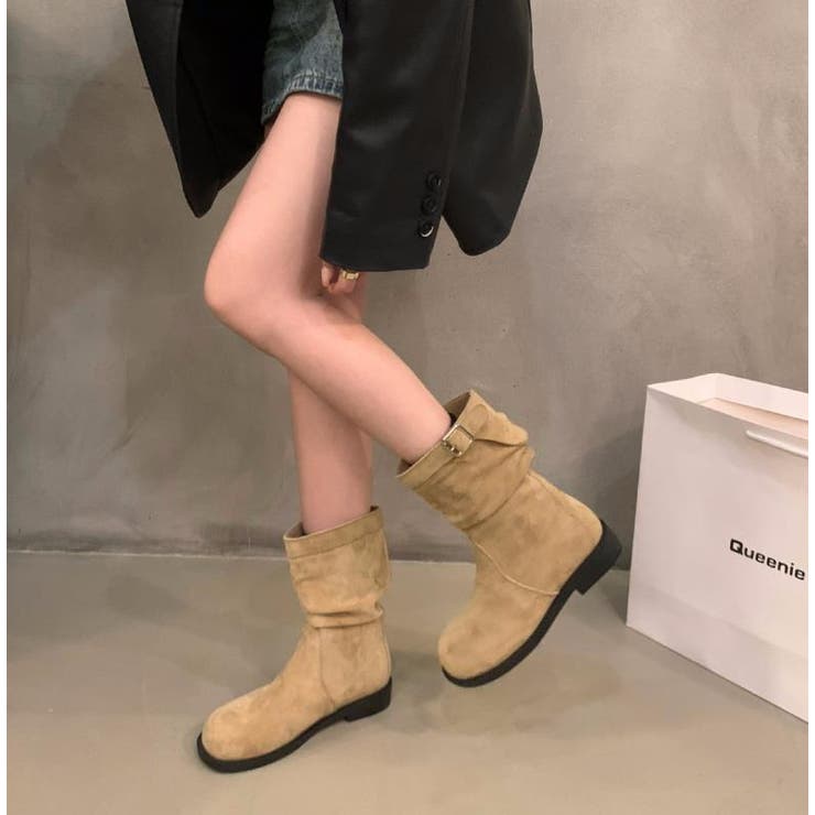 キャメル | ショートブーツ【韓国ファッション】 | Bifrost