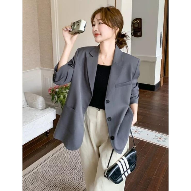 背面リボンディテールオーバーサイズブレザー | Bifrost | 詳細画像2 