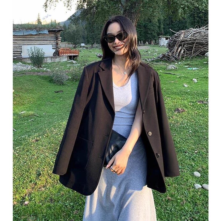 背面リボンディテールオーバーサイズブレザー | Bifrost | 詳細画像7 