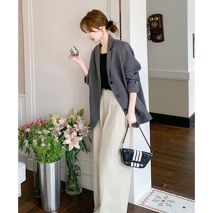 背面リボンディテールオーバーサイズブレザー | Bifrost | 詳細画像13 