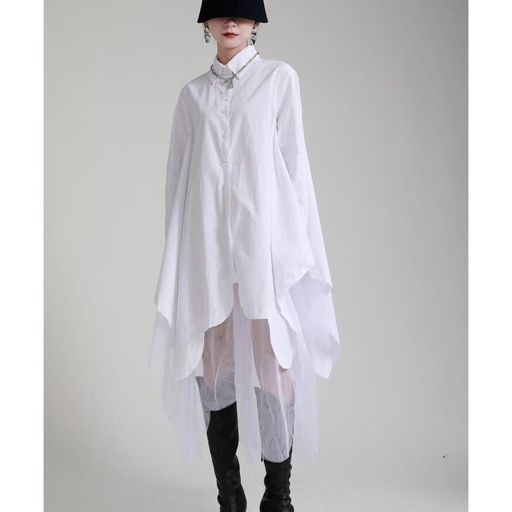 不規則デザインブラウスワンピース | Bifrost | 詳細画像3 