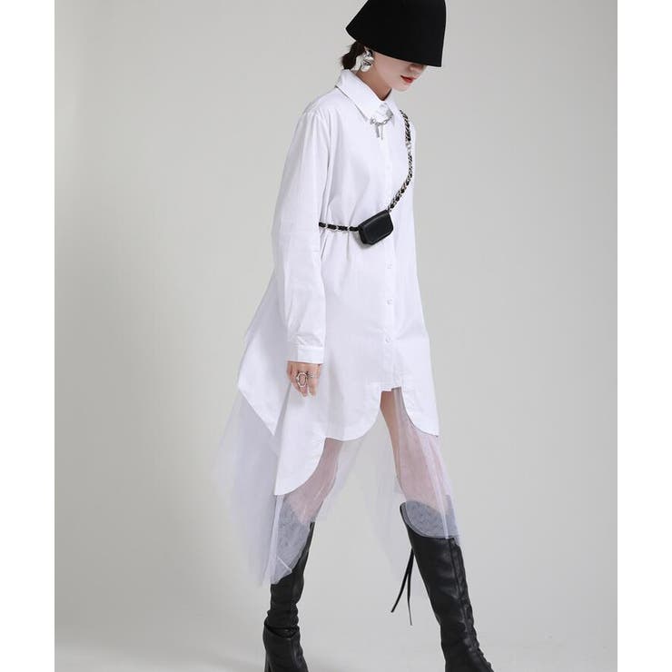 不規則デザインブラウスワンピース | Bifrost | 詳細画像9 