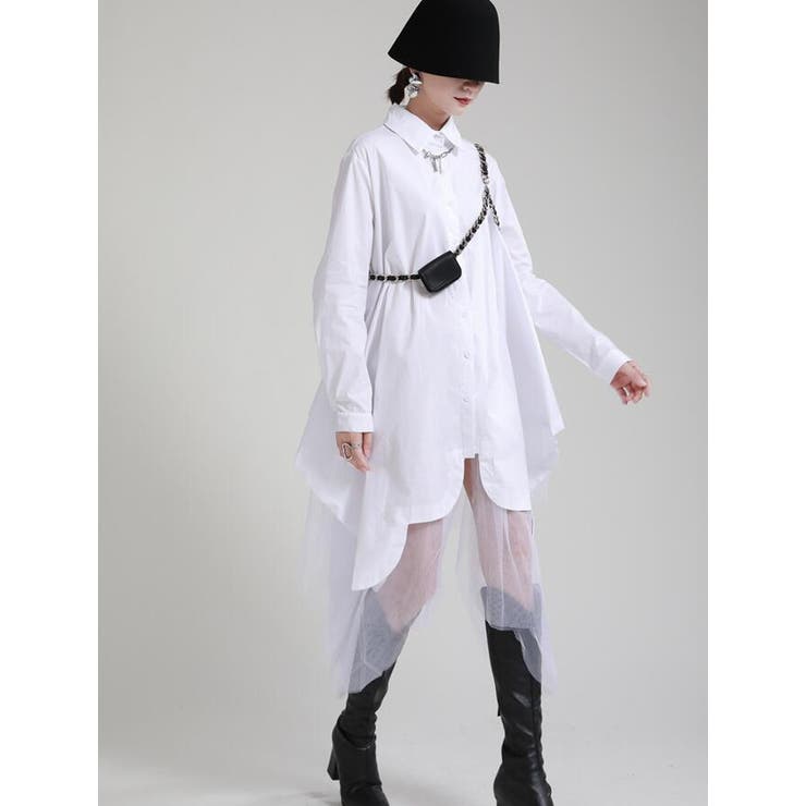 不規則デザインブラウスワンピース | Bifrost | 詳細画像10 