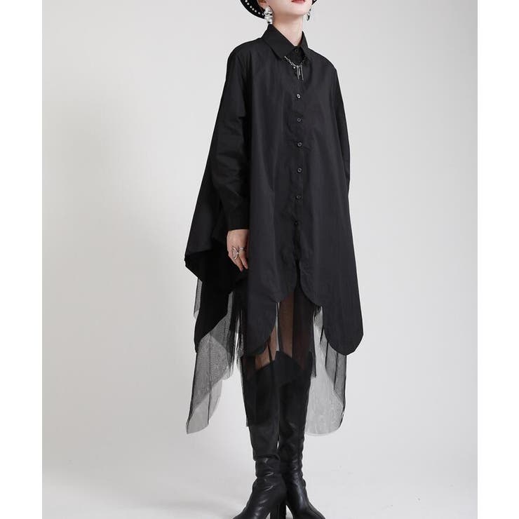 不規則デザインブラウスワンピース | Bifrost | 詳細画像11 