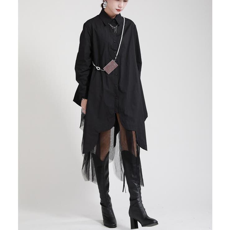 不規則デザインブラウスワンピース | Bifrost | 詳細画像15 