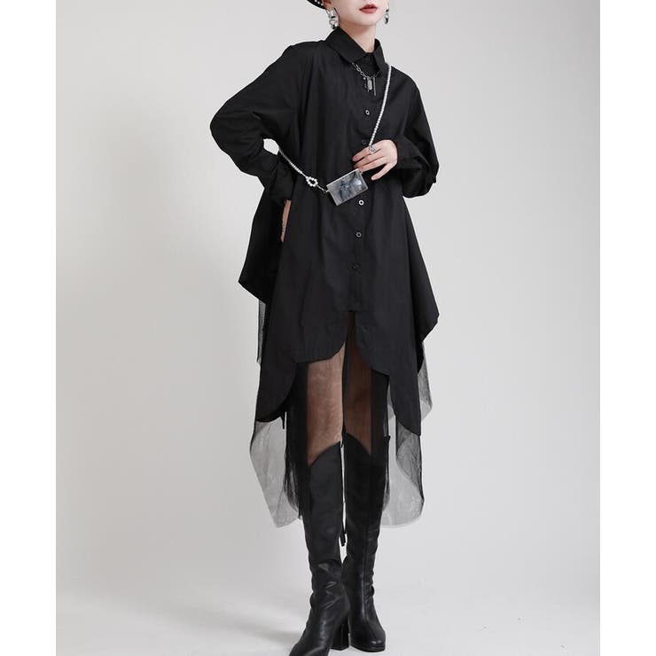 不規則デザインブラウスワンピース | Bifrost | 詳細画像17 