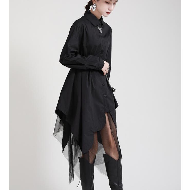 不規則デザインブラウスワンピース | Bifrost | 詳細画像19 