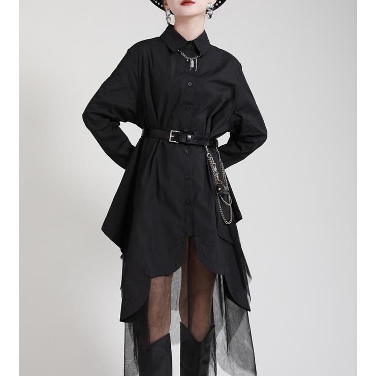 不規則デザインブラウスワンピース | Bifrost | 詳細画像20 