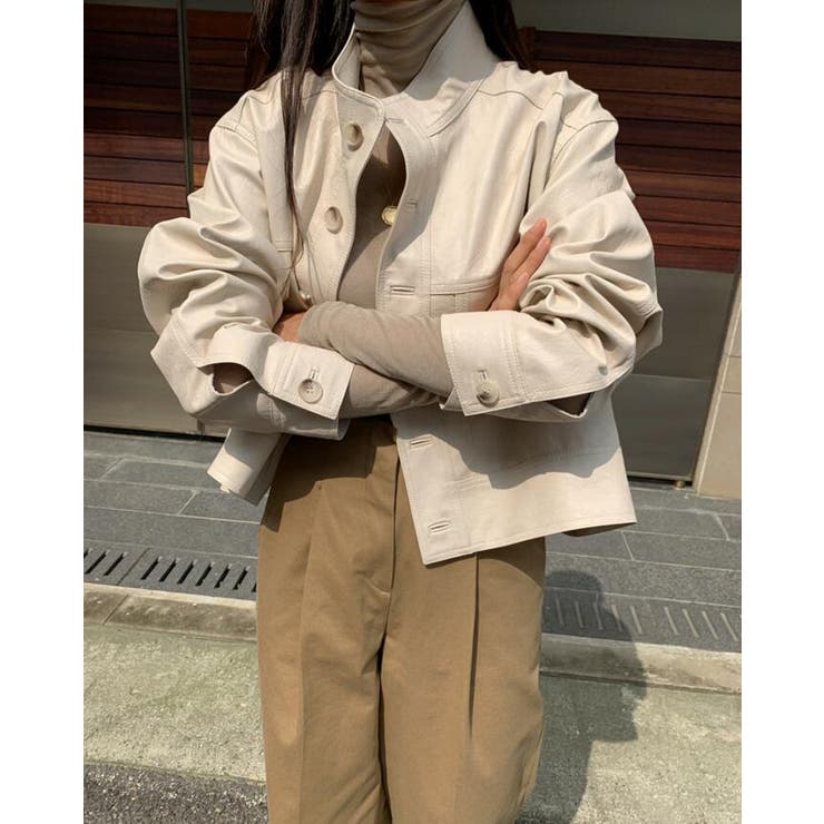 ボタンデザインレザージャケット | Bifrost | 詳細画像1 