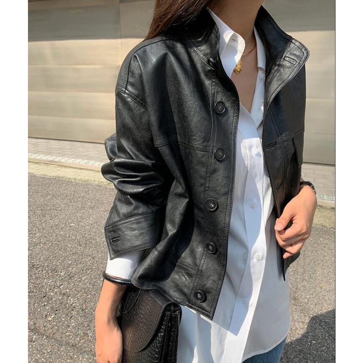 ボタンデザインレザージャケット | Bifrost | 詳細画像10 