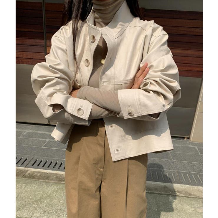 ボタンデザインレザージャケット | Bifrost | 詳細画像14 