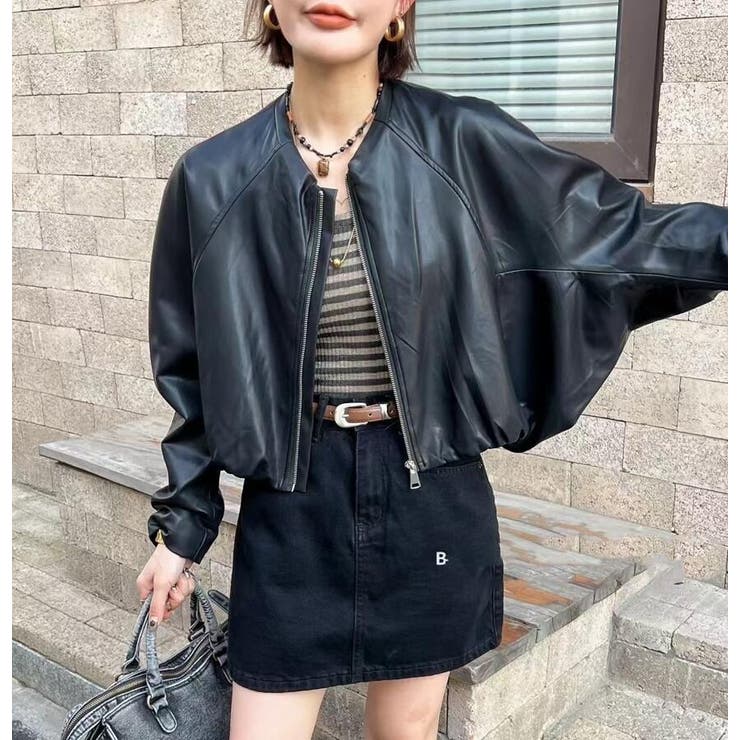 ブーツカットレザージャケット[品番：UZ000011517]｜Bifrost