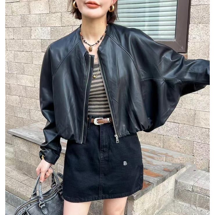 ブーツカットレザージャケット[品番：UZ000011517]｜Bifrost