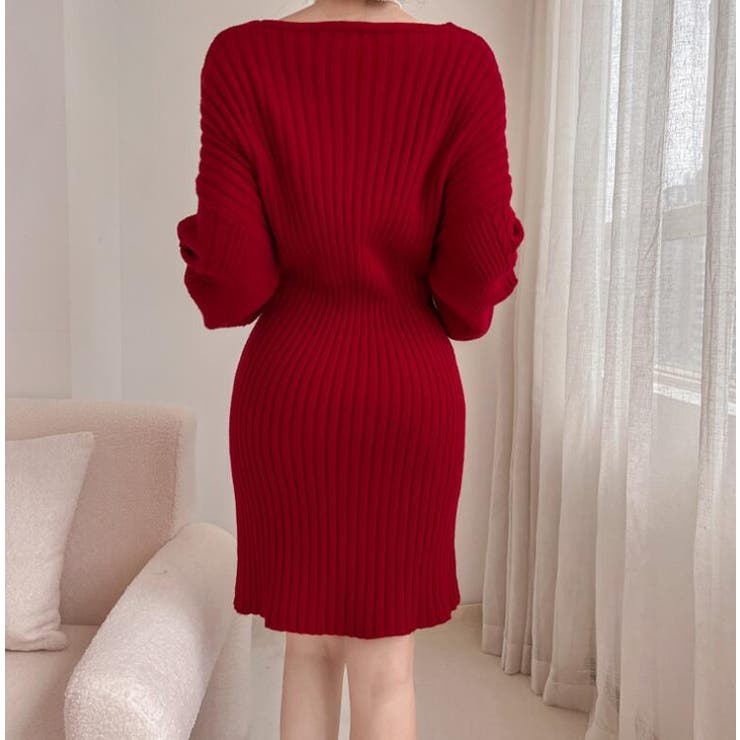 ケーブルニットクロスワンピース | Bifrost | 詳細画像11 