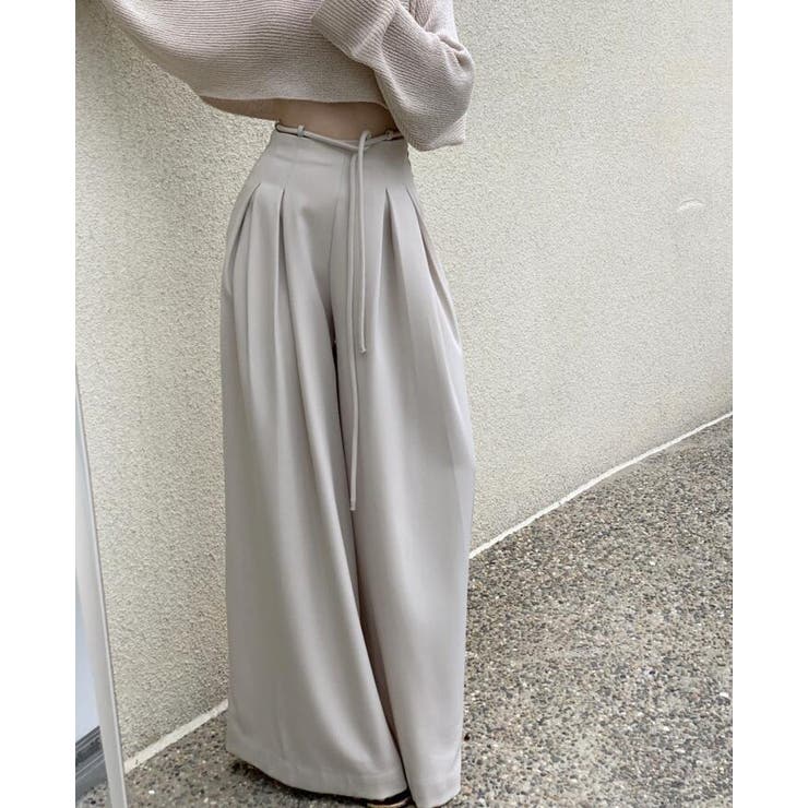 タックデザインワイドパンツ | Bifrost | 詳細画像4 