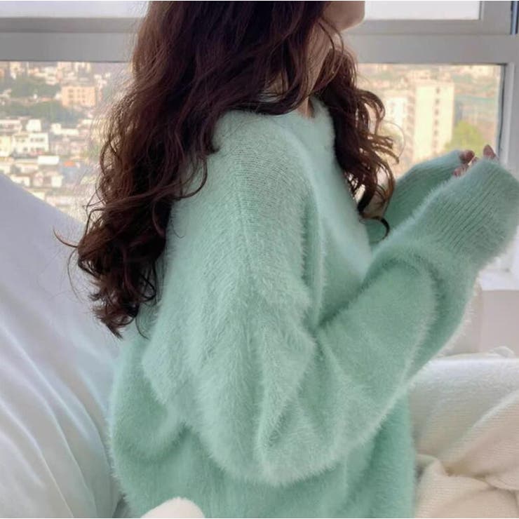 丸襟ふわふわニットセーター | Bifrost | 詳細画像5 