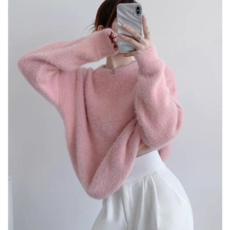 丸襟ふわふわニットセーター | Bifrost | 詳細画像8 