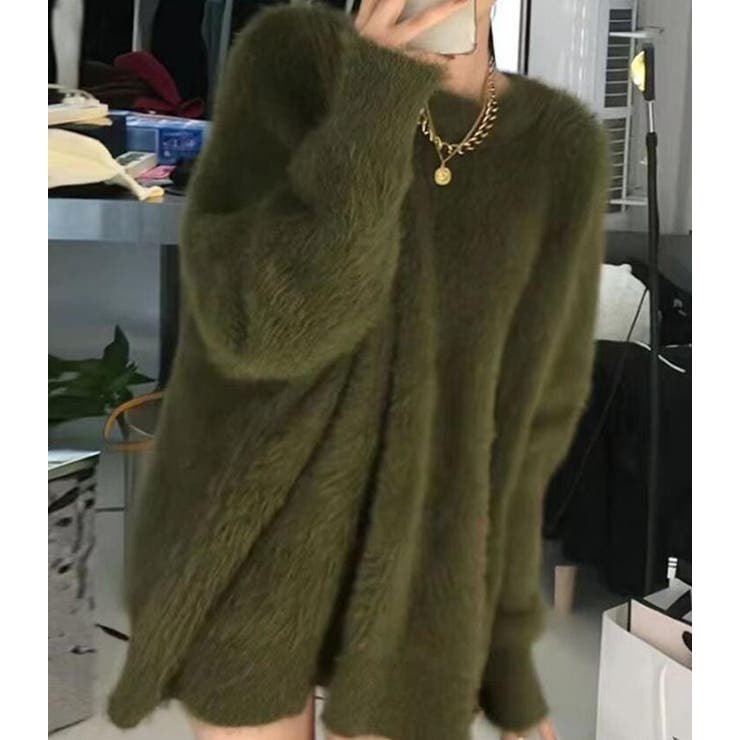 丸襟ふわふわニットセーター | Bifrost | 詳細画像18 