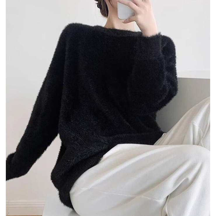 丸襟ふわふわニットセーター | Bifrost | 詳細画像19 