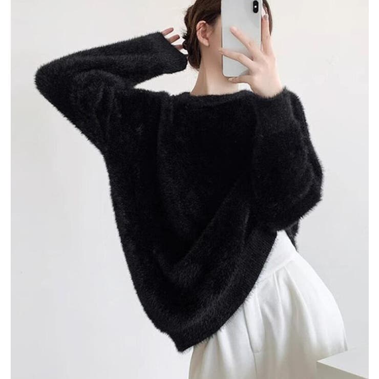 丸襟ふわふわニットセーター | Bifrost | 詳細画像20 